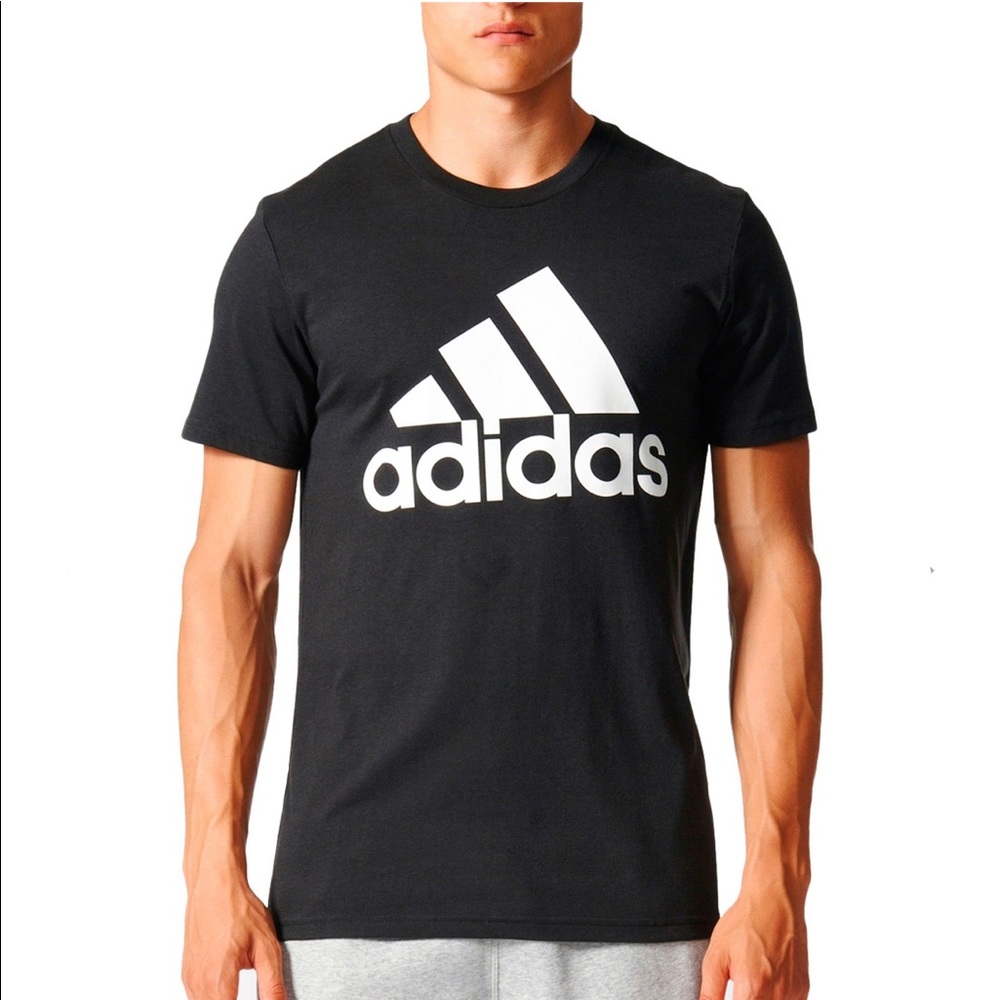 adidas Men's Badge Of Sport Classic T-Shirt Black
